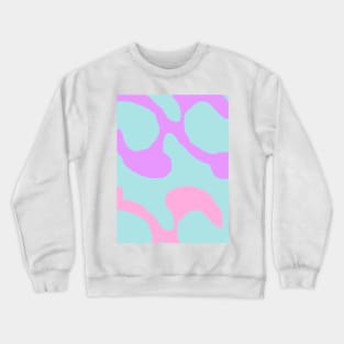 Abstract pattern mixed colored swirl Crewneck Sweatshirt